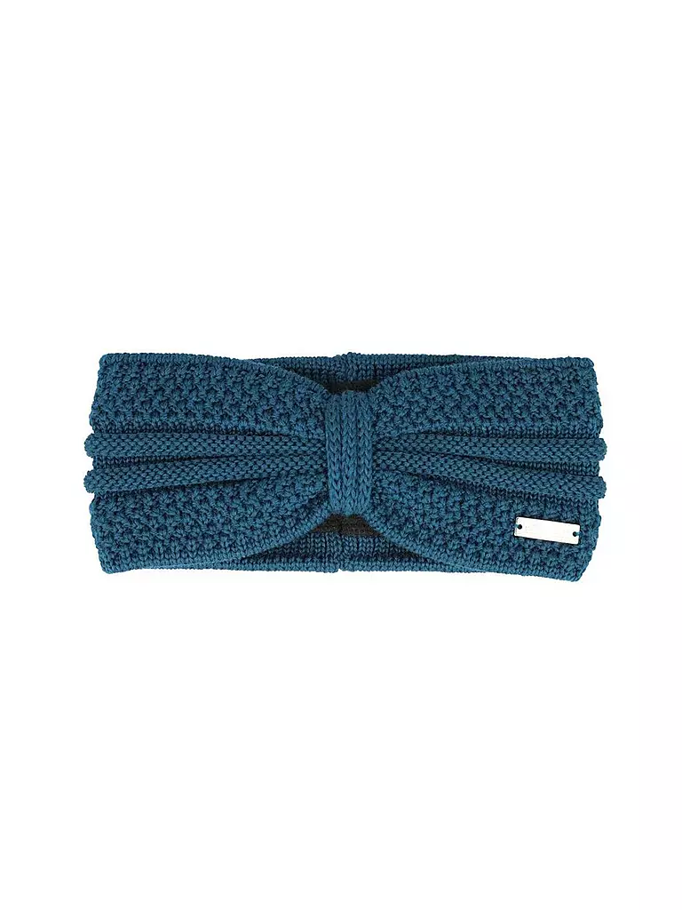 EISGLUT Damen Stirnband Esmeralda Merino blau | Stirnbänder