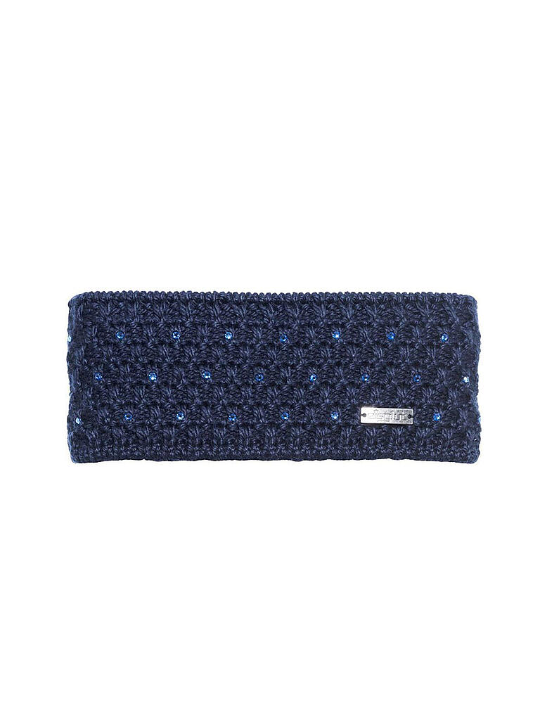 EISGLUT | Damen Stirnband Samira Crystal | dunkelblau