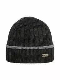 EISGLUT | Herren Haube Fisher Merino | schwarz