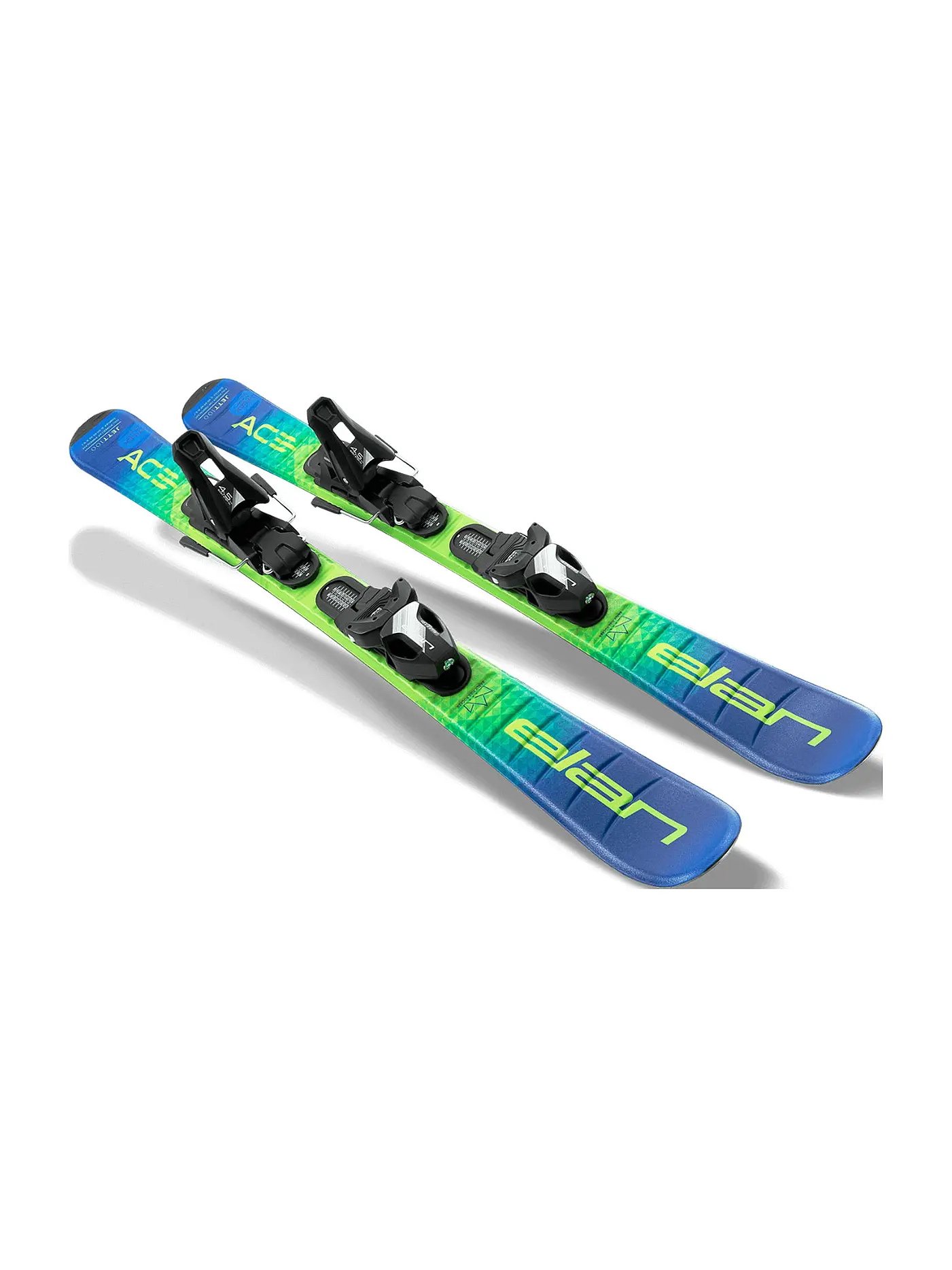 ELAN | Kinderski Set JETT Jrs U-Flex (70-90) + EL 4.5 GW | grün