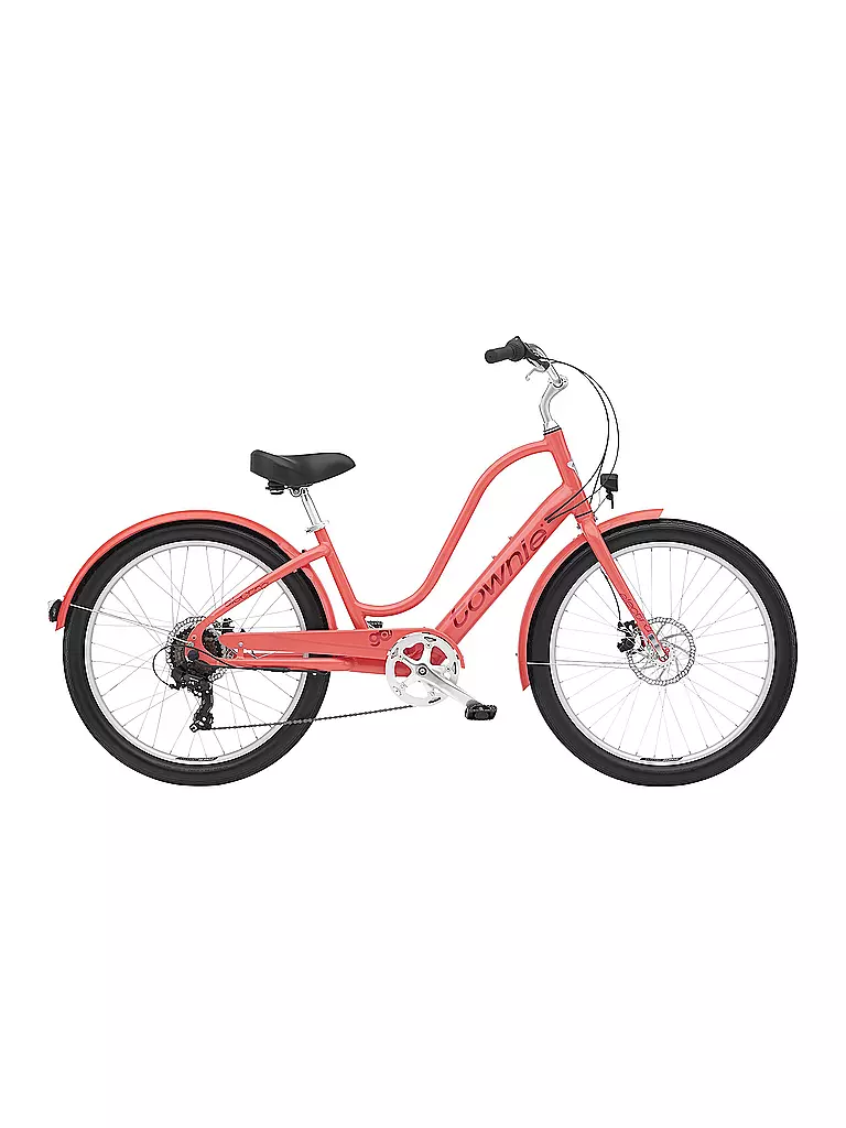 ELECTRA | Damen E-Urbanbike 26" Townie Go! 7D EQ Step-Thru | rot