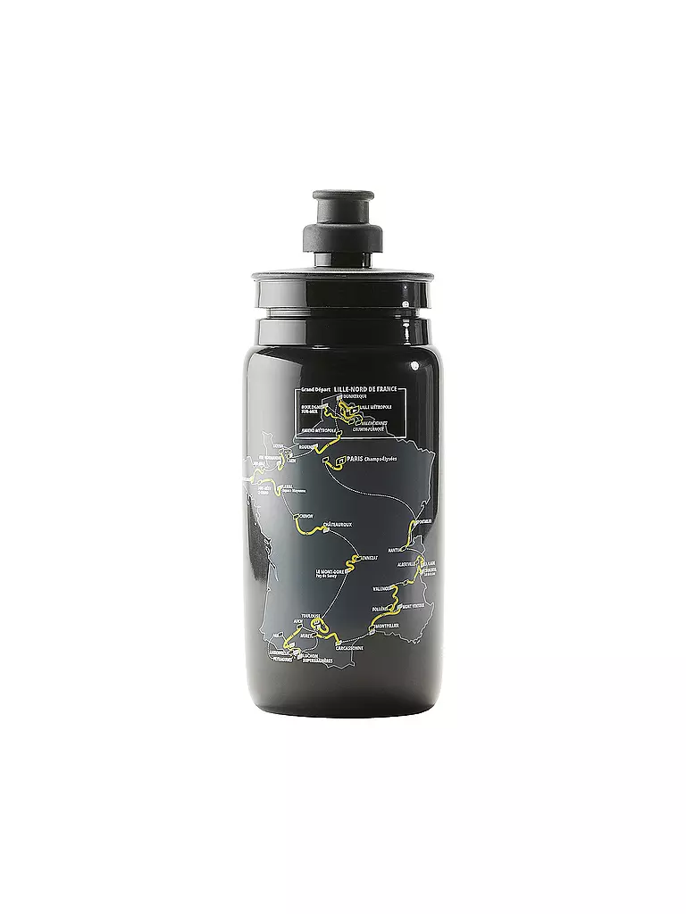 ELITE | Trinkflasche Fly Toure de France 550ml | schwarz