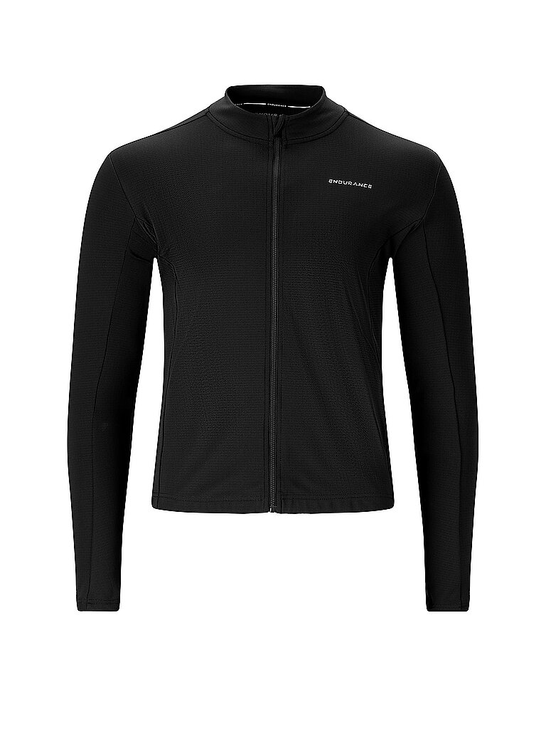 ENDURANCE Herren Winter Radtrikot Megah schwarz | L