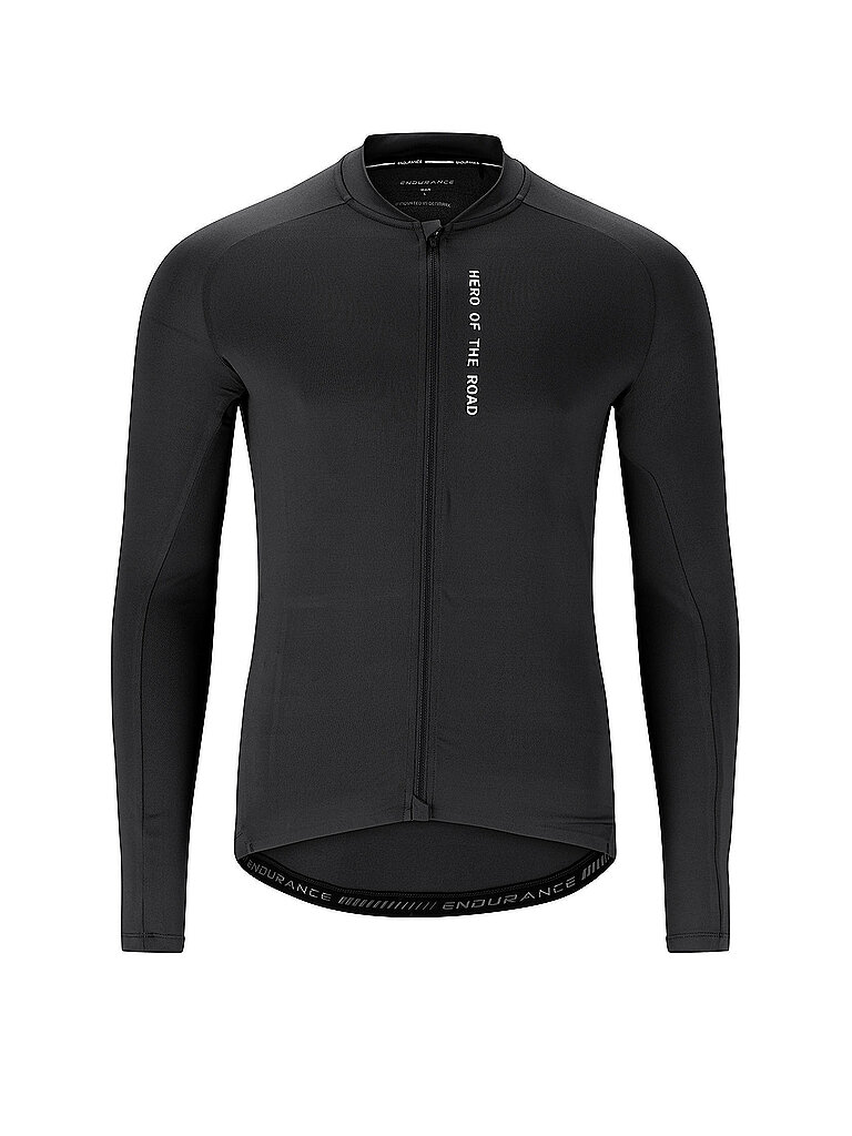 ENDURANCE Herren Winter Radtrikot Paxton schwarz | S