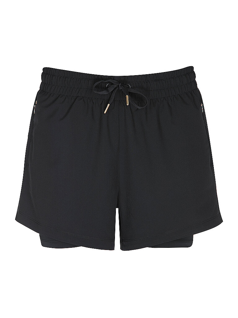 ENDURANCE Damen Laufshorts Eslaire 2in1 schwarz | 40
