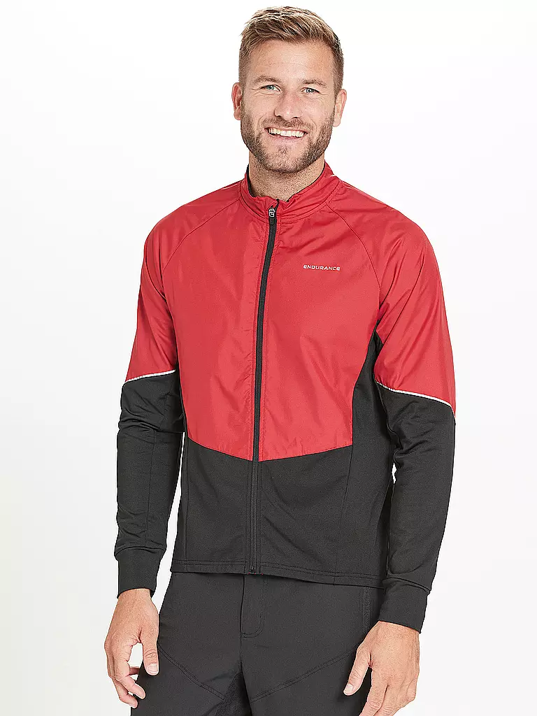 ENDURANCE | Herren Radjacke Jive Functional | rot