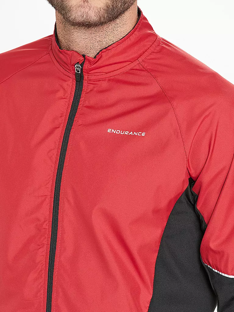 ENDURANCE | Herren Radjacke Jive Functional | rot