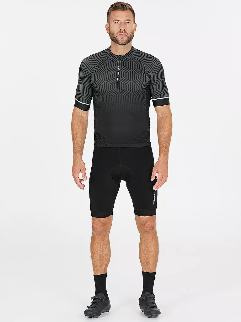 ENDURANCE | Herren Radtrikot Jens HZ SS | schwarz