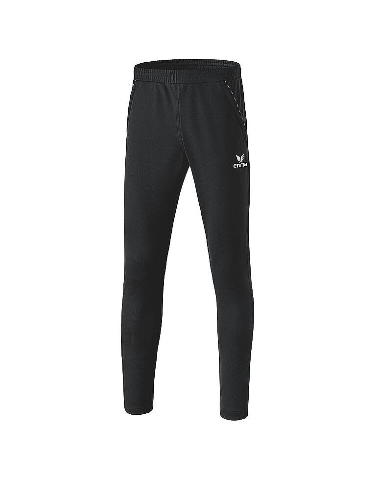 ERIMA Herren Trainingshose mit Wadeneinsatz 2.0  schwarz | S