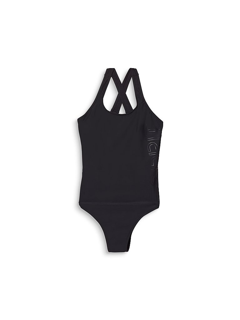 ESPRIT Damen Badeanzug Logo schwarz | 40
