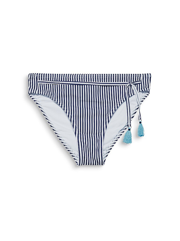 ESPRIT Damen Bikinihose Small Stripes blau | 38