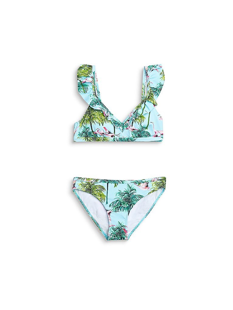 ESPRIT Mädchen Bikini mit Volants türkis | 170-176