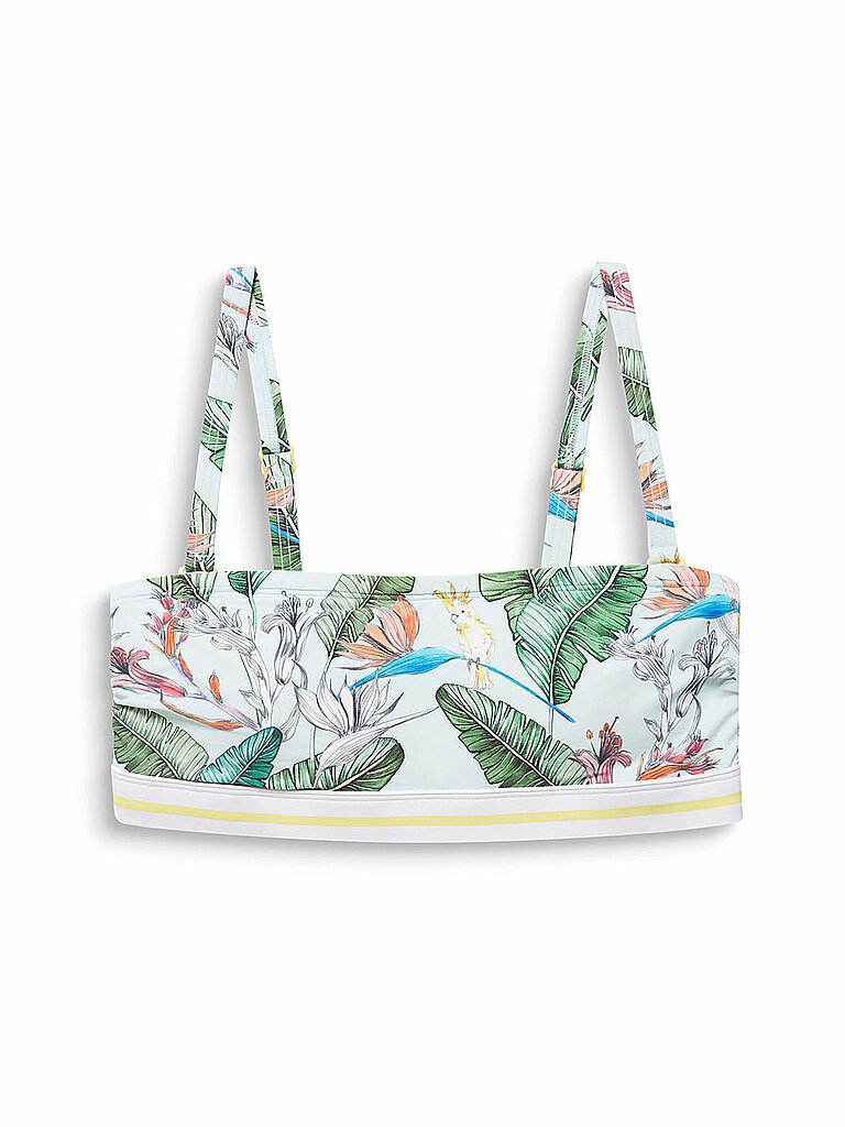 ESPRIT Damen Bikinioberteil Bandeau Lilian grün | 36