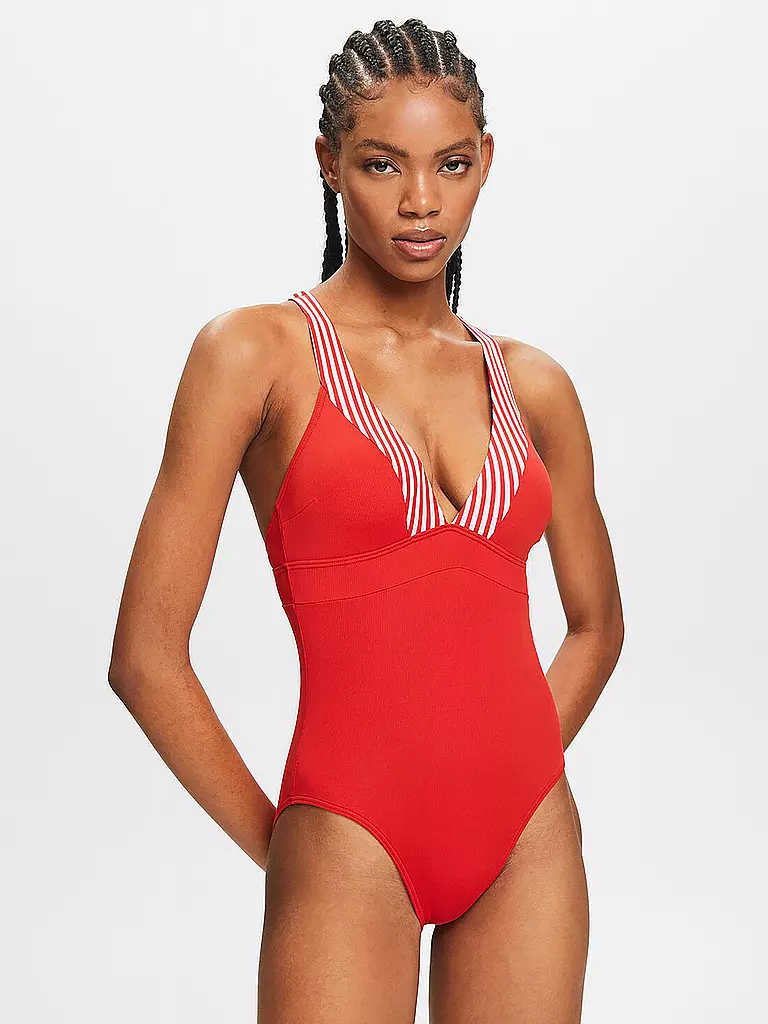 ESPRIT | Damen Badeanzug Bondie Beach | rot