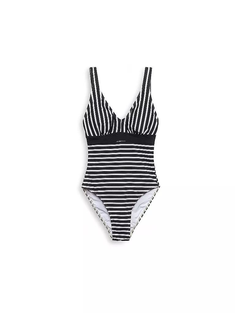 ESPRIT | Damen Badeanzug Hamptons Beach | schwarz