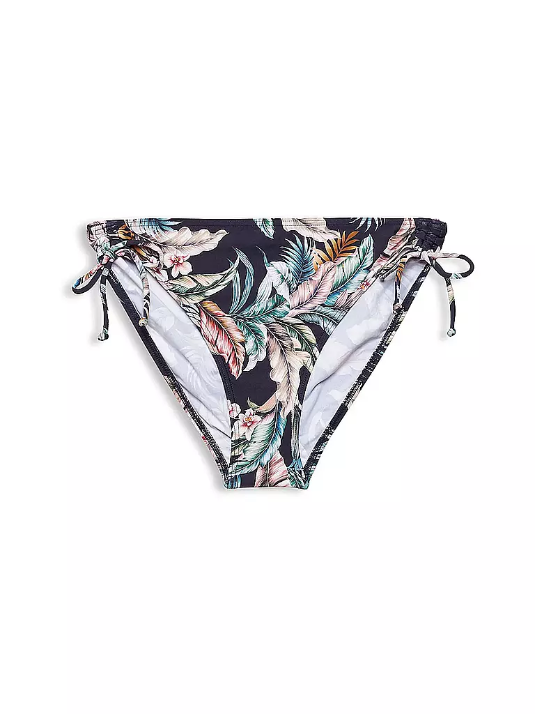 ESPRIT | Damen Bikinihose mit Tropical Print | blau