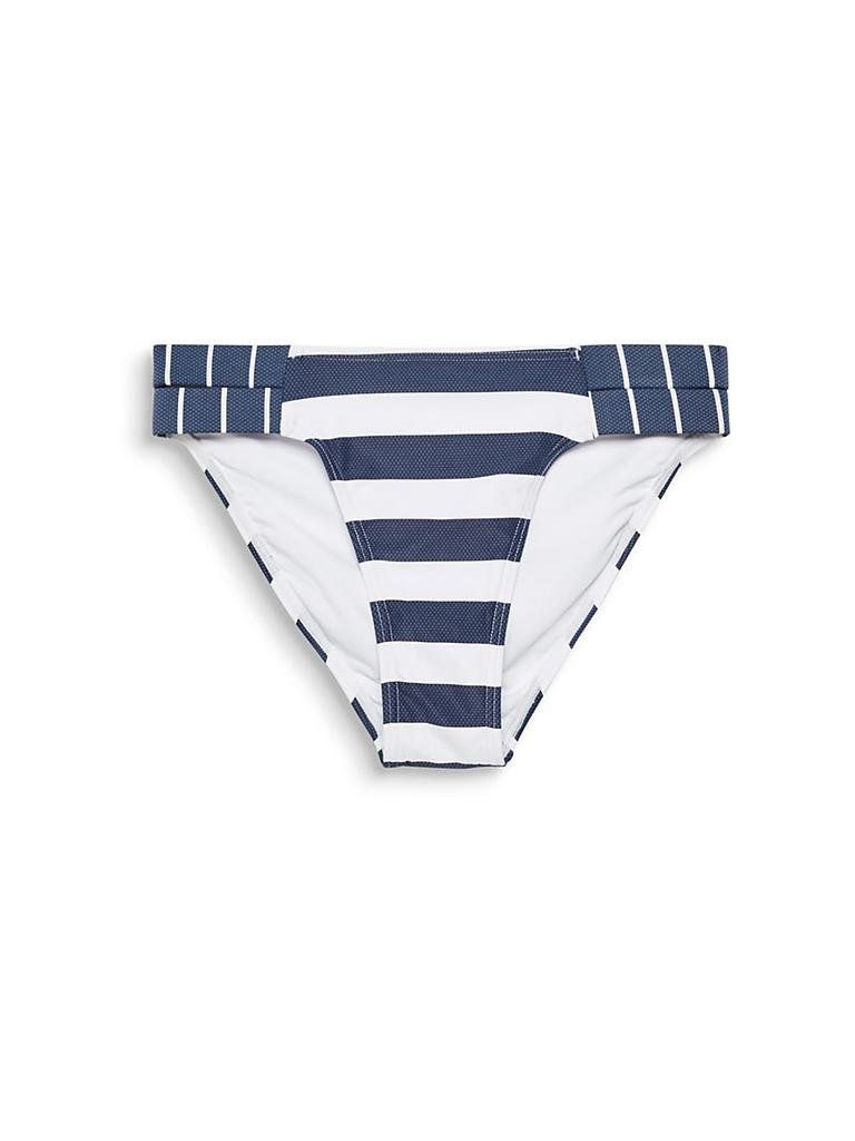 ESPRIT | Damen Bikinihose Stripes | blau