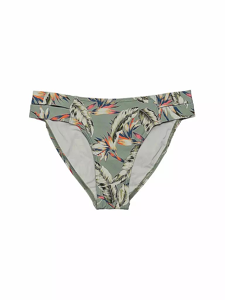 ESPRIT | Damen Bikinihose Tropical Print | grün