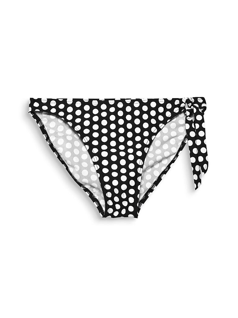 ESPRIT | Damen Bikinihose Tupfen Print | schwarz