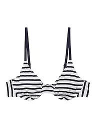 ESPRIT | Damen Bikinioberteil Bügel-Top mit Streifen | blau