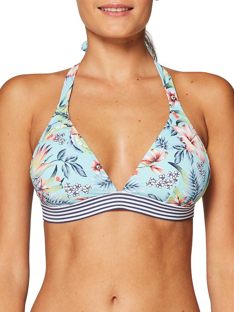 ESPRIT Damen Bikinioberteil Neckholder South Beach türkis