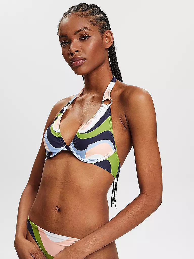 ESPRIT | Damen Bikinioberteil Wave Beach | bunt