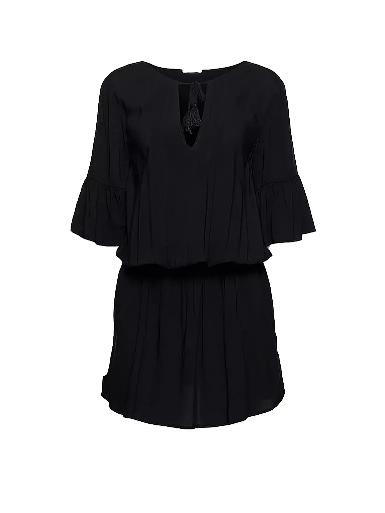 ESPRIT | Damen Strandkleid aus LENZING™ ECOVERO™ | schwarz