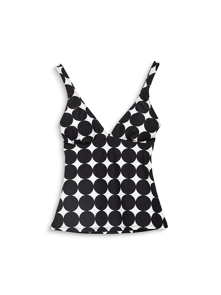 ESPRIT Damen Tankini Miami Beach Polka Dot schwarz
