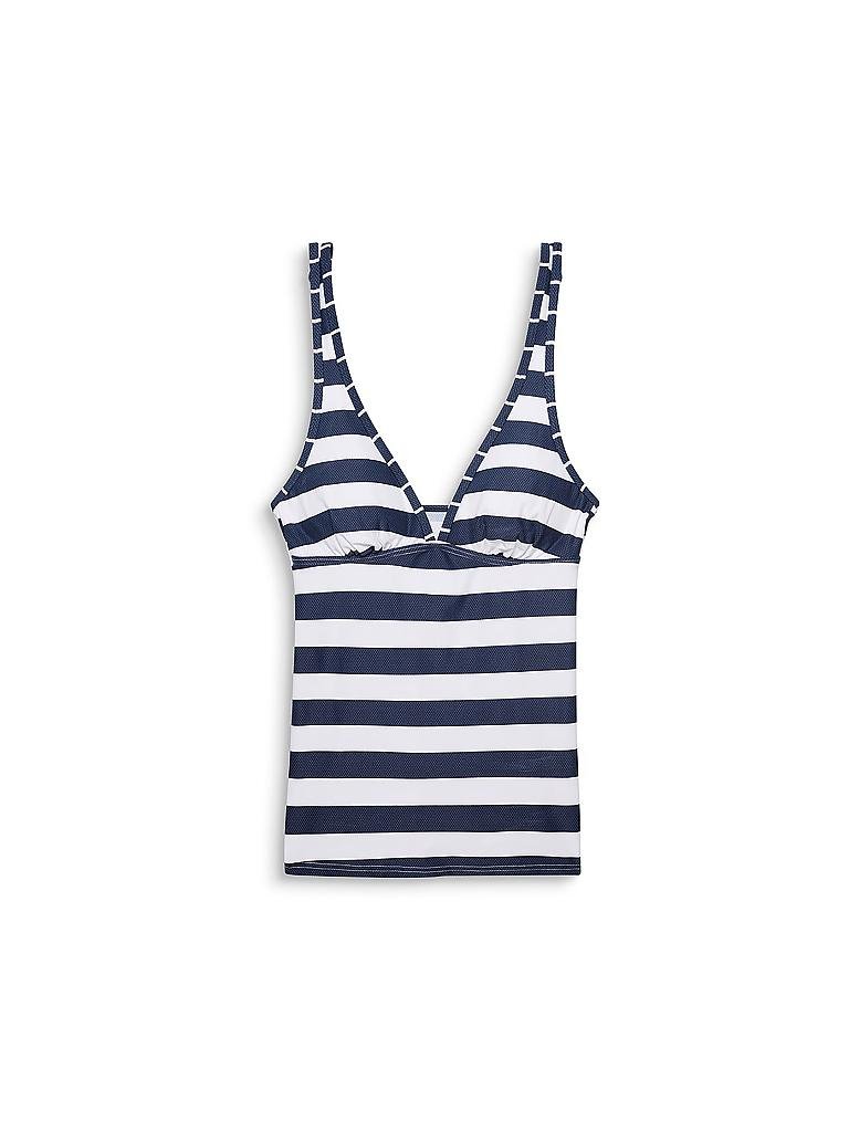 ESPRIT | Damen Tankini Padded Stripes | blau