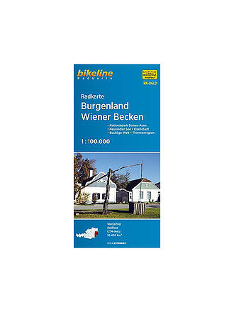 ESTERBAUER | Wanderkarte Bikeline Burgenland - Wiener Becken