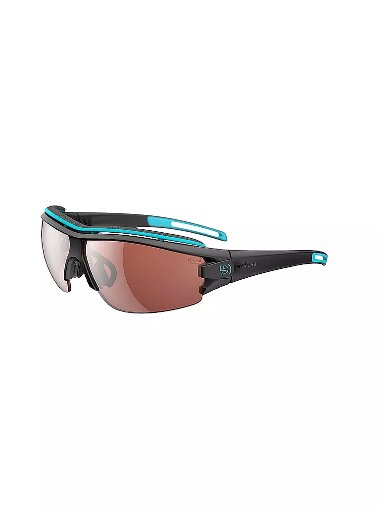 EVIL EYE | Sportbrille Trace Pro Black Matt/Türkis 3 | schwarz