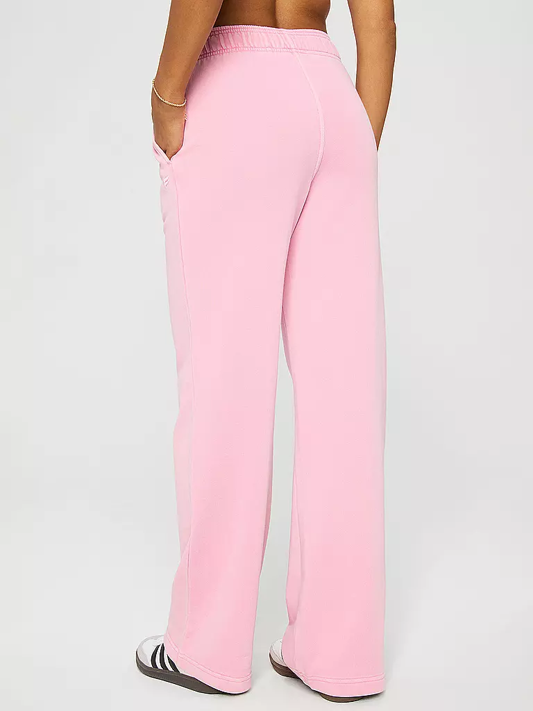 FABLETICS | Damen Fitnesshose Year Round Terry Wide Leg | rosa