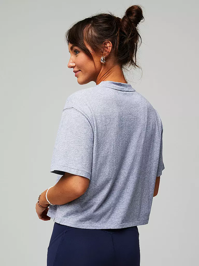 FABLETICS | Damen Fitnessshirt Boxy Tee | grau