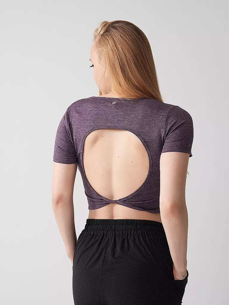 FABLETICS | Damen Fitnessshirt Dry-Flex Twist | schwarz