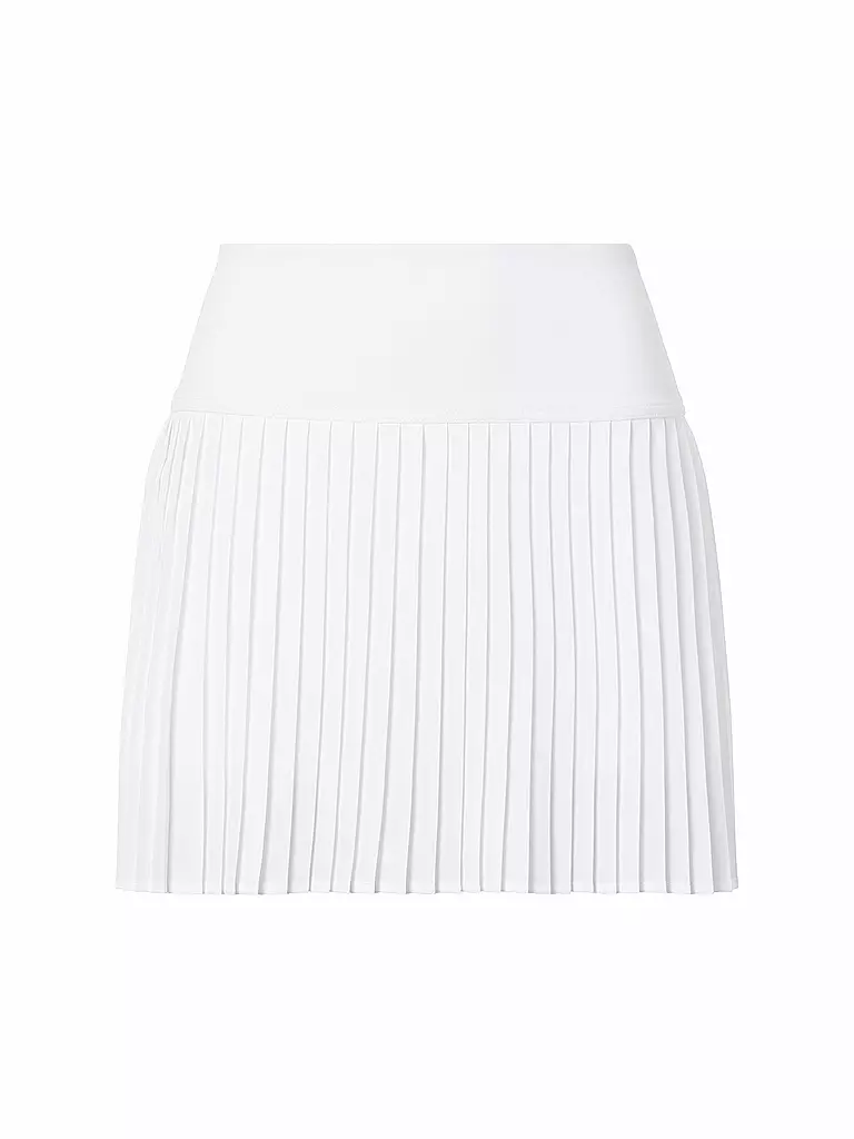 FABLETICS | Damen Fitnessskirt Faltenrock Hot Spot Pleated | weiss