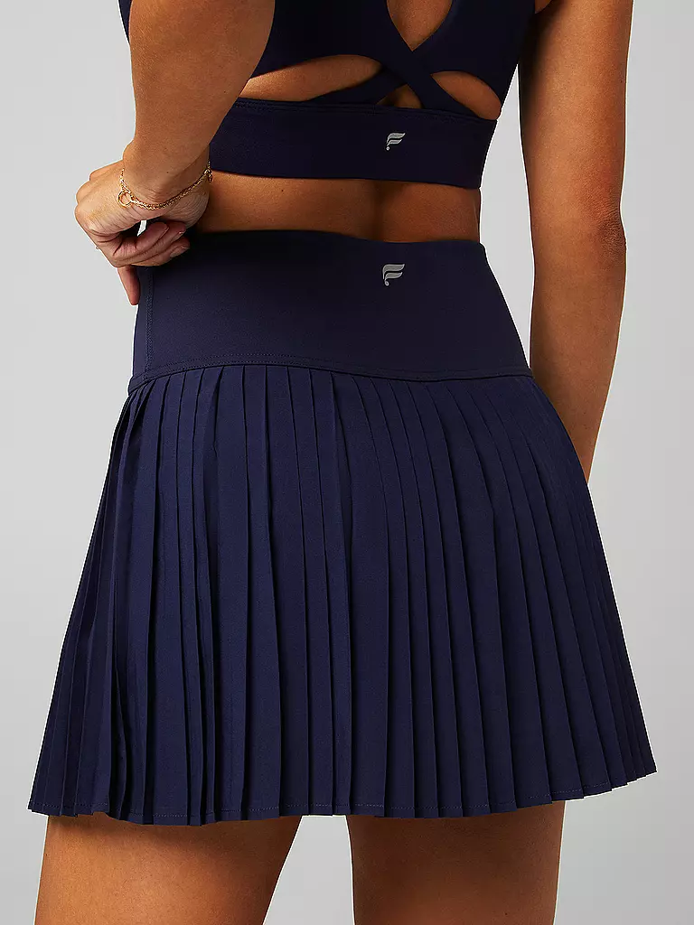 FABLETICS | Damen Fitnessskirt Faltenrock Hot Spot Pleated | weiss