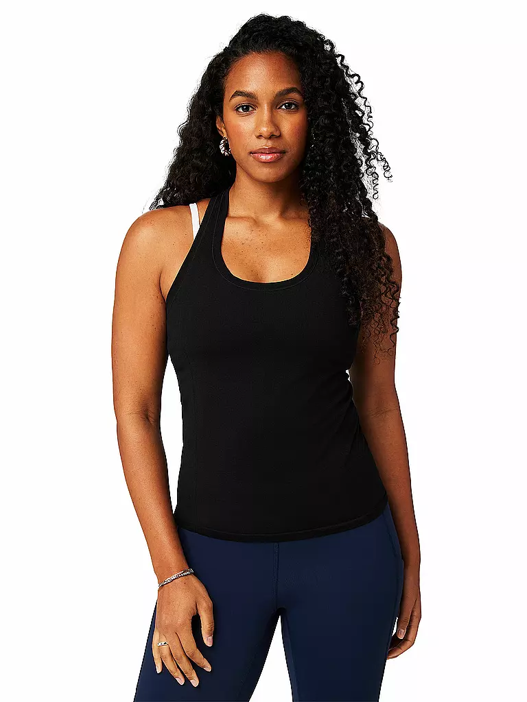 FABLETICS | Damen Fitnesstank Feather Tech Racerback | schwarz
