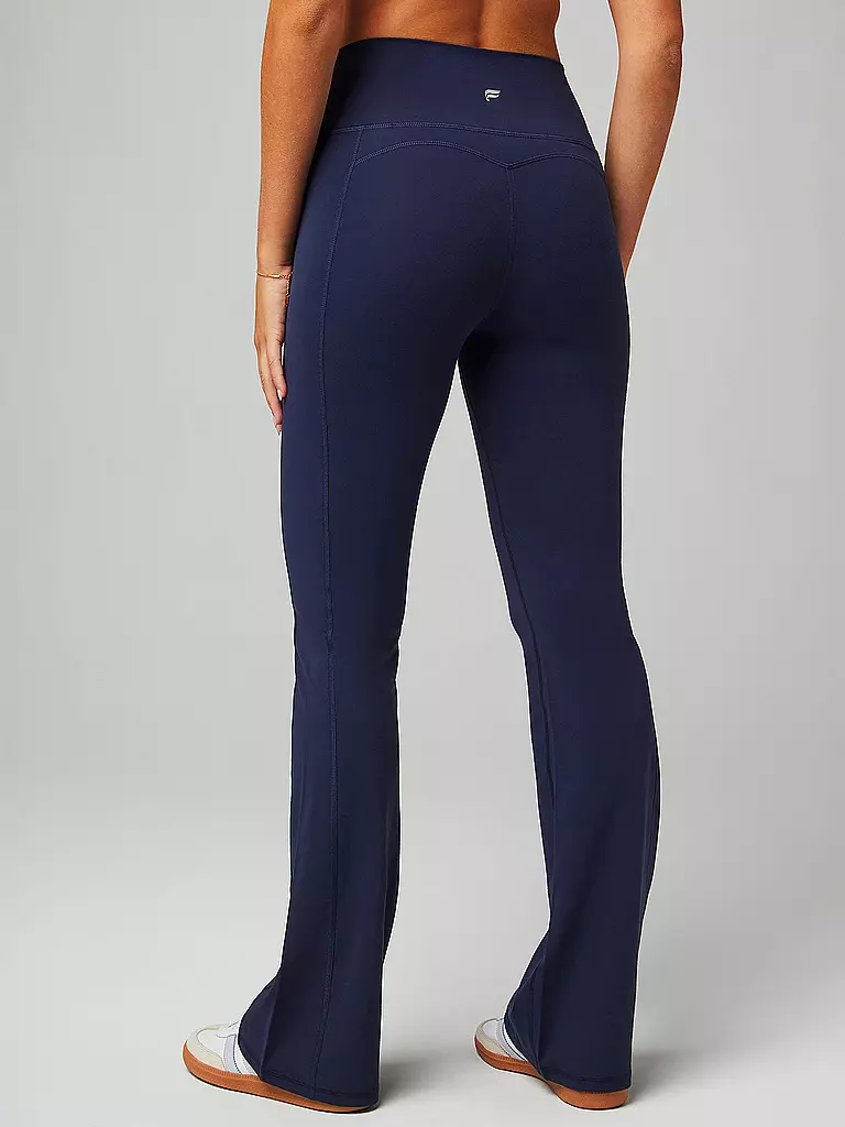 FABLETICS | Damen Fitnesstight High-Waist Oasis Kick Flare | dunkelblau