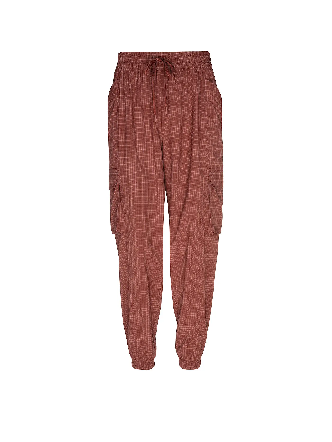 FABLETICS | Damen Jogginghose Ripstop Cargo | dunkelrot