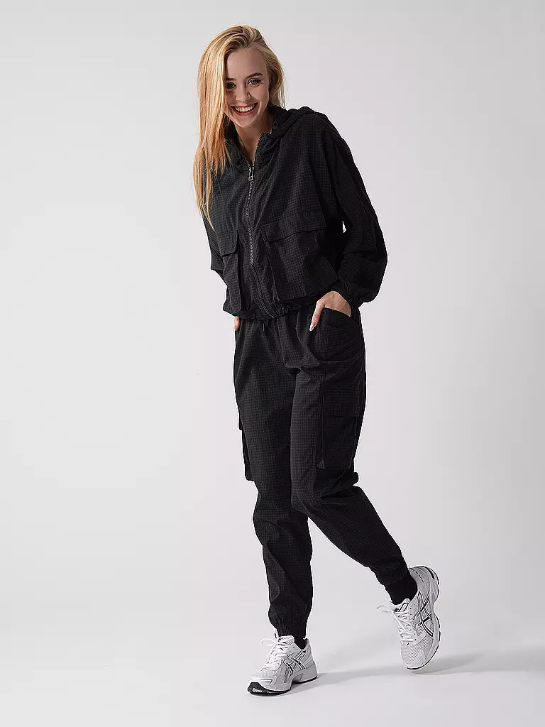 FABLETICS | Damen Jogginghose Ripstop Cargo | schwarz