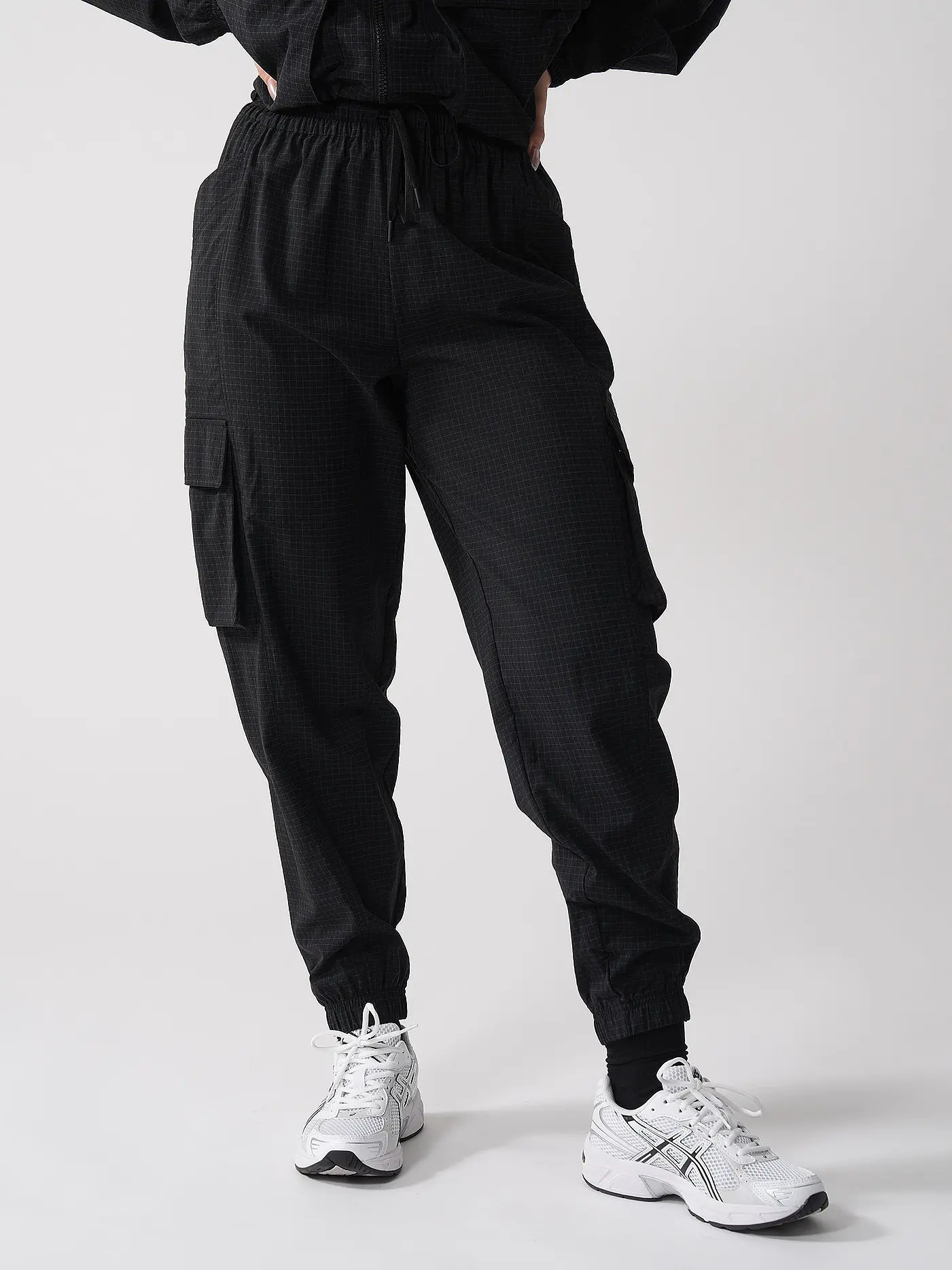 FABLETICS | Damen Jogginghose Ripstop Cargo | schwarz