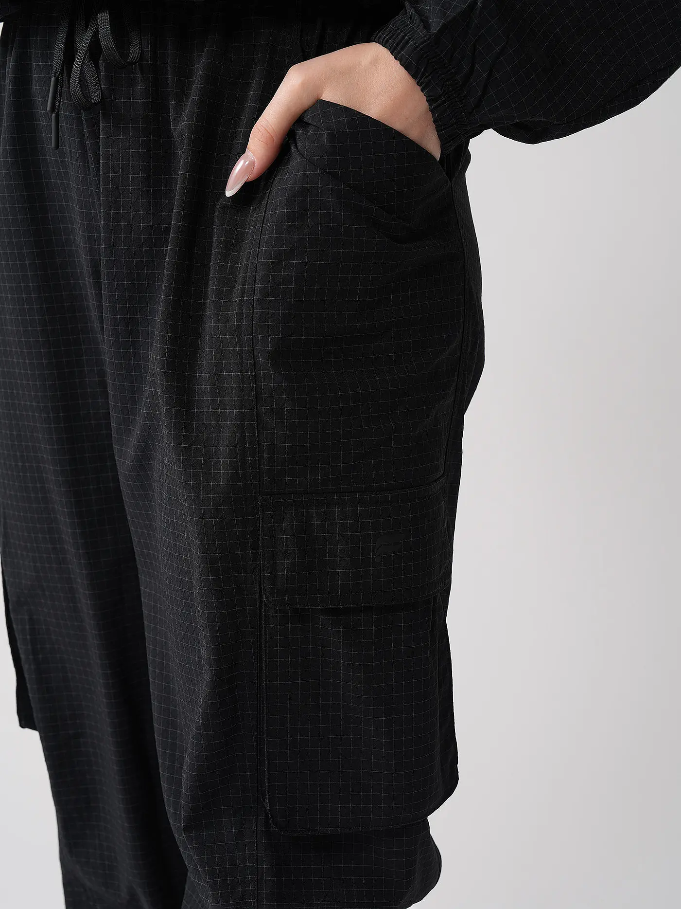 FABLETICS | Damen Jogginghose Ripstop Cargo | schwarz