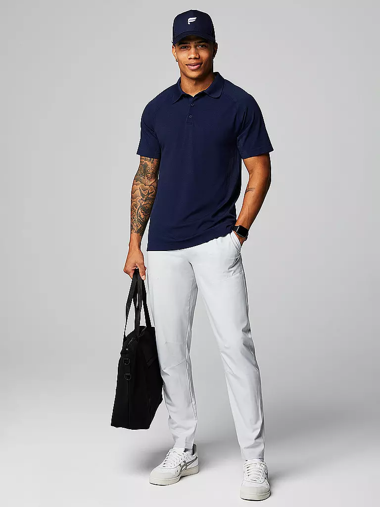 FABLETICS | Herren Fitnesspolo The 24/7 | grau