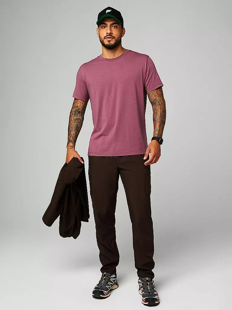 FABLETICS | Herren Fitnessshirt The 24/7 | dunkelrot
