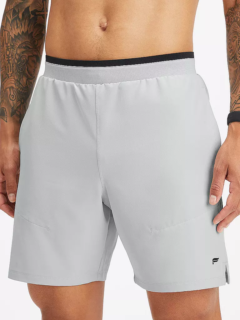 FABLETICS | Herren Fitnessshort The 7 Fundamental | hellgrau