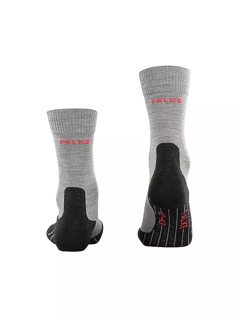 FALKE | Damen Trekking Socken TK5 Light Grey | grau