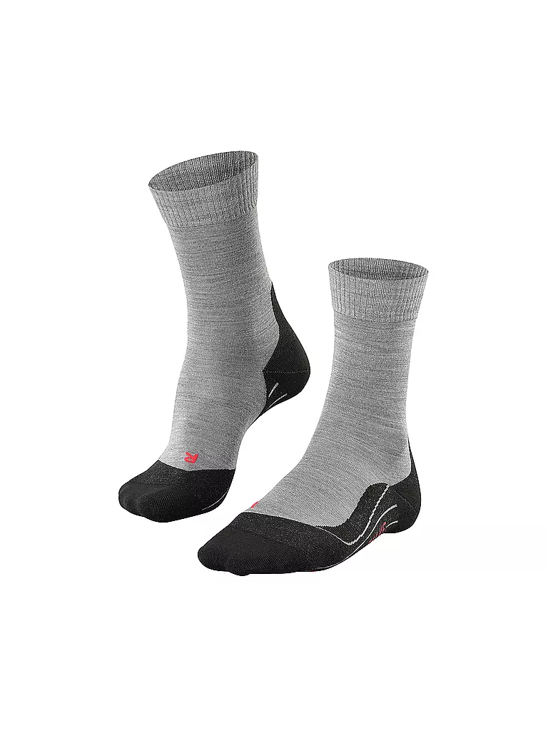 FALKE | Damen Trekking Socken TK5 Light Grey | grau
