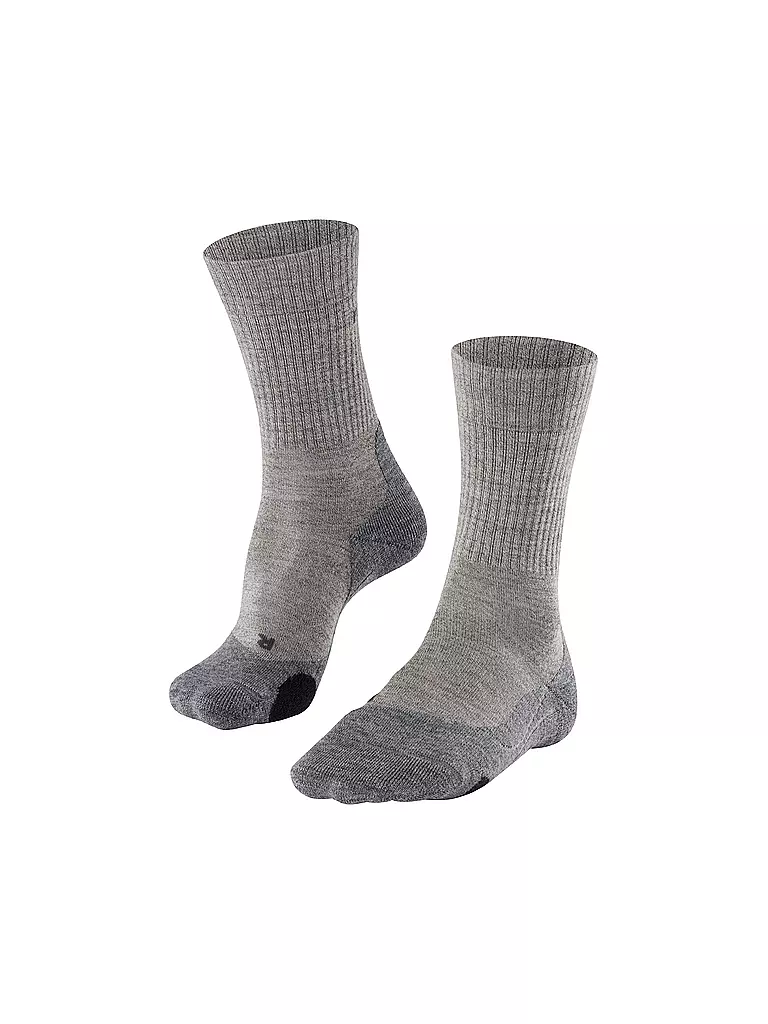 PapoeaNieuwGuinea Eentonig Hiel FALKE Damen Wandersocken TK2 Wool beige