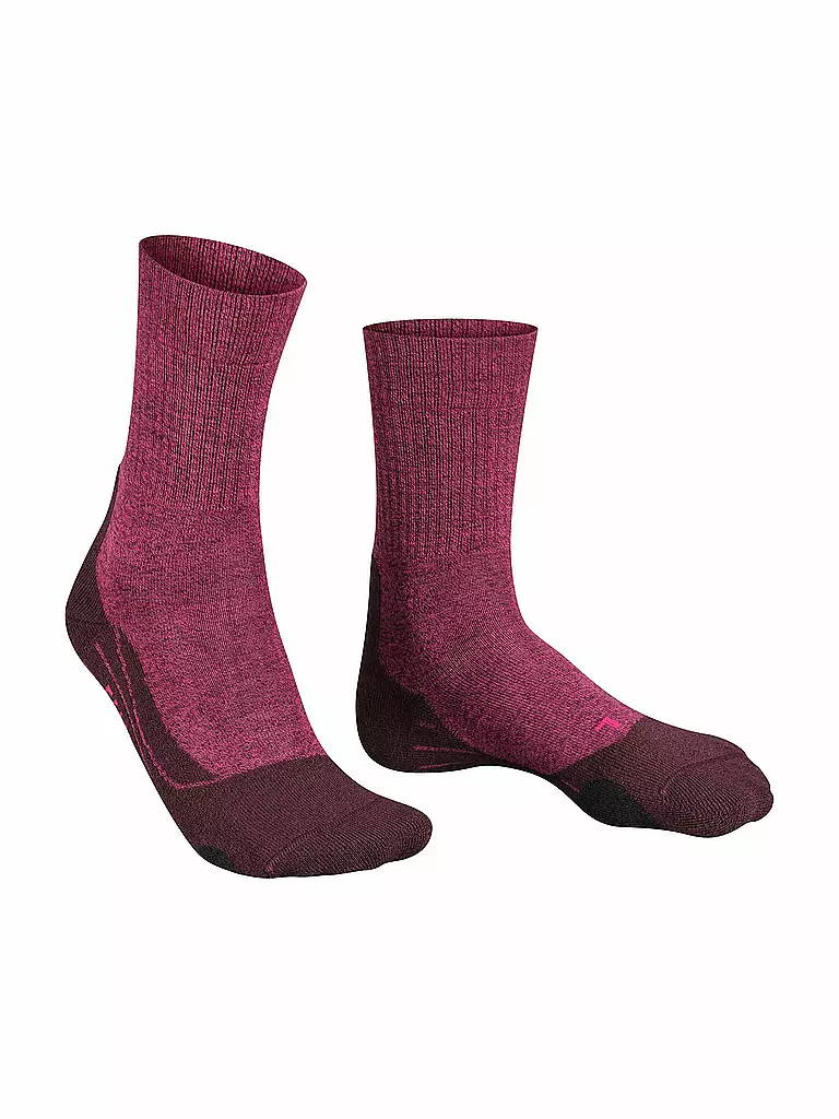 FALKE | Damen Wandersocken TK2 Wool | beere