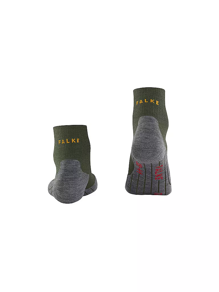 FALKE | Herren Outdoorsocken TK 5 Short | dunkelgrün